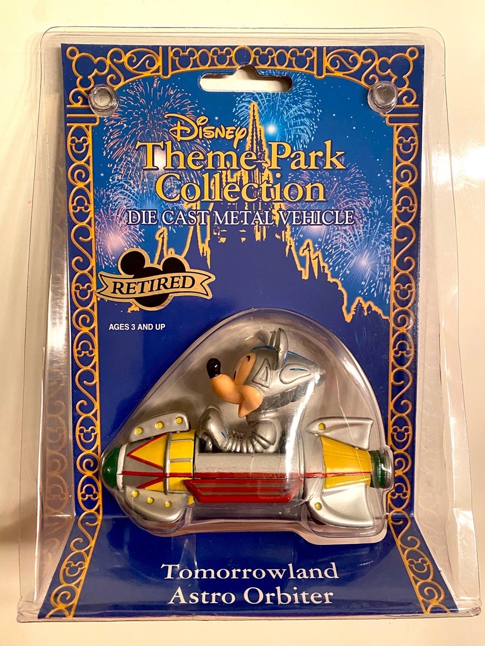 Disney Theme Park Collection Mickey Mouse Tomorrowland Astro Orbiter- Retired